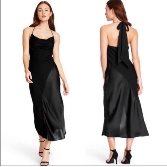 Cushnie Dresses & Skirts - NWT CUSHNIE X Target Black Halter Tie Dress - Size 14